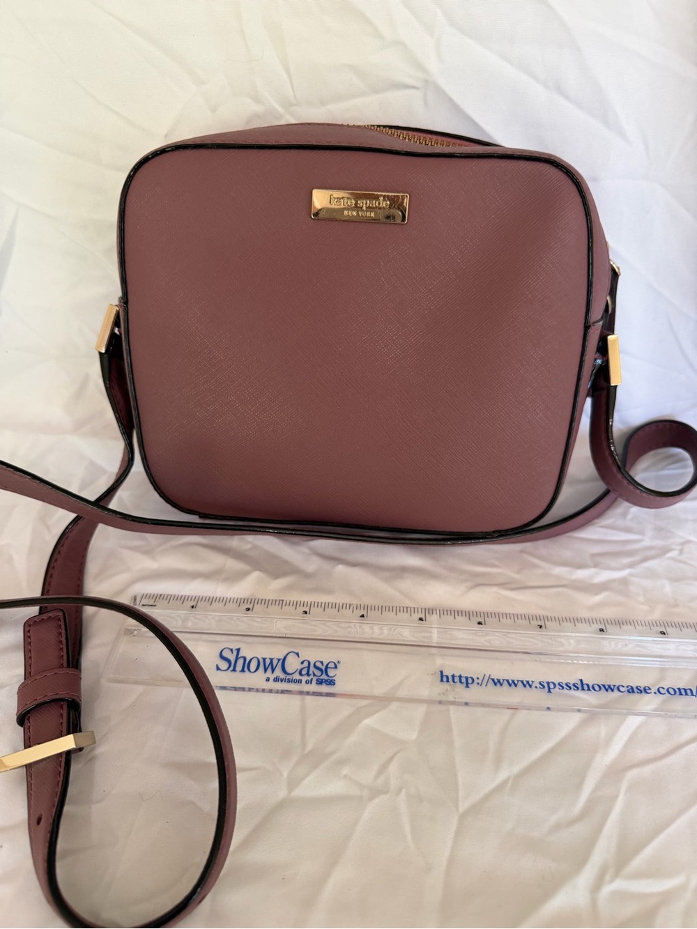 kate spade Dusty Rose Saffiano Crossbody Bag